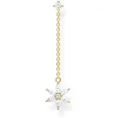 Thomas Sabo korvakoru flower white stones gold H2198-414-14