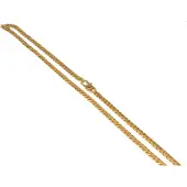 Bosie 4 mm panssariketju PVD kulta C-SBN-4G 45 cm