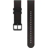 Polar nahkaranneke musta/punainen 20 mm koko M/L 910104669