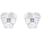 Tammi Jewellery Viola ametisti hopea korvakorut S4529A