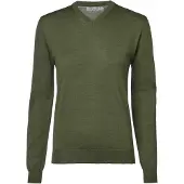 Chevalier Blaise V-Neck Merino Pullover Women Pine Green 44W