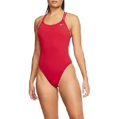 Nike SWIM Hydrastrong Solid Spiderback One Piece - Red - 30