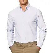 Hackett Washed Oxford - Blue - S
