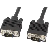 Lanberg VGA M/M CABLE 10M DUAL-SHIELDED FERRITE BLACK LANBERG (CA-VGAC-10CC-0100-B)