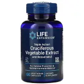 Life Extension , Kurkistus Kasvikset Extrakti Lämmitys Resveratrol, 60 kasvissyöjä Kapselia