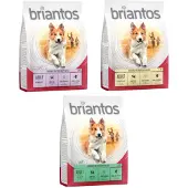 Briantos 4x1kg Adult lammas & riisi koiran kuivaruoka