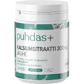 Puhdas+ Kalsiumsitraatti 200 mg 120 g ravintolisä