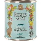 Rosie's Farm 6x800g Adult kala & kana koiranruoka