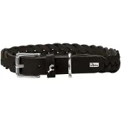 Hunter - Koiran panta Solid Education Special lehmännahka musta S 45cm - Koirat - Kaulapannat