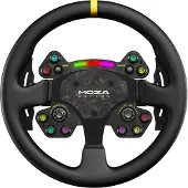 Moza Racing RS025, Ohjauspyörä, PC, Multi, Langallinen & langaton, Musta, Hiilikuitu, Nahka (RS25)