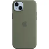 Apple iPhone 14 Plus Silicone Case w/MagSafe Olive