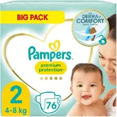Pampers Premium Protection koko 2 (4-8 kg) 30 kpl.
