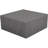 Brafab , Zten sohvapöytä 80 x 80 harmaa marmorinen ilme