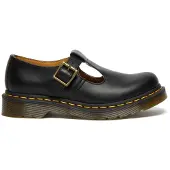 Dr. Martens Polley Black Smooth - Black - 36