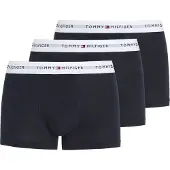 Tommy Hilfiger Underwear Bokserishortsit 'Essential' laivastonsininen / valkoinen