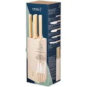Opinel Parallèle 2402, 5-piece knife set incl. block