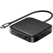 Hyper HyperDrive USB4 Mobile Dock -telakka, musta