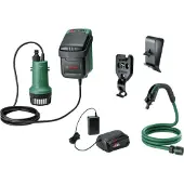 Bosch GardenPump18V-2000 (1x2.5Ah), Akku, 2000 l/h, Musta, Vihreä