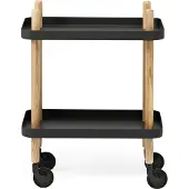 Normann Copenhagen Block tarjoiluvaunu, musta