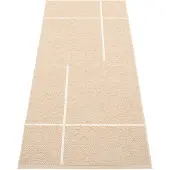Pappelina Fred matto, 70 x 180 cm, beige - luonnonvalkoinen