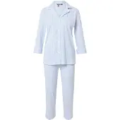 Ralph Lauren Pyjama vaaleansininen / valkoinen