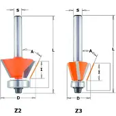 Cmt Viistejyrsin ; S=6 mm; D=12,7 mm