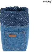 Amiplay Denim sininen koiran herkkulaukku
