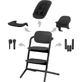 Cybex Lemo 4-in-1 -syöttötuolipaketti, Stunning Black