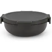 Brabantia Make & Take -salaattikulho 1,3 l Tummanharmaa