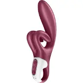 Satisfyer TOUCH ME PUPUVIBRAATTORI Viininpunainen