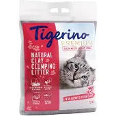 Tigerino Canada Style -kissanhiekka, kirsikankukantuoksuinen 12kg