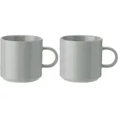 Stelton muki 20 cl 2-pakkaus Light grey