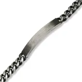 Ace of Spades laattaranneketju 8 mm SSB-8411-8POB/21cm