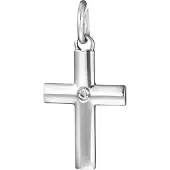 Saurum valkokultainen rippiristi SA801730000