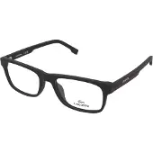 Lacoste L2886 55/18/145 Matte mustat Bio-injektoidut silmälasit MIEHILLE L2886