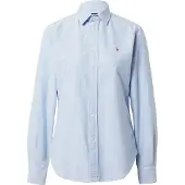 Ralph Lauren for woman. 211891377001 Blue Oxford shirt (36), Casual, Cotton, Classic, Long sleeve