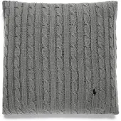 Ralph Lauren Home Cable Cushion Cover - Grey - 45X45CM