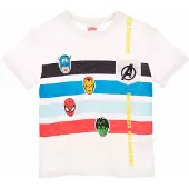 Marvel Classic T-paita, White, 10 vuotta