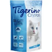 Tigerino Crystals -säästöpakkaus 6 x 5 l - 6 x 5 l Crystals Fun: sininen