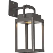 QAZQA Ulkoseinävalaisin tummanharmaa sis. LED-lampun, latautuva - Yara