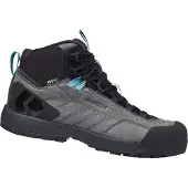 Black Diamond Women's Misson Leather Mid WP Steel Grey/Costal Blue Vaelluskengät Steel Grey-Costal Blue 39.5