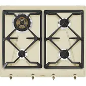 Smeg SRV864POGH keittotaso, creme
