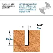 Cmt Urajyrsin ; S=1/4''; D=6 mm
