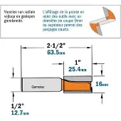 Cmt Urajyrsin ; S=1/2''; D=16 mm