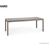 Nardi Rio Ruokapöytä 140/210x85 cm Tortora