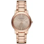 Burberry BU9034 Rose Dial Rose Gold-Tone Naisten katsella