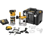 DeWalt Yläjyrsin DCW604P2-QW; 18 V; 2x5,0 Ah akku