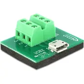 DeLOCK – Adapter Micro USB female > Terminal Block 6 pin (65517)