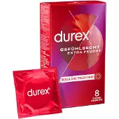 Durex gefühlsecht extra feucht kondomit 8 kpl 8 pcs