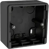 Schneider ELECTRIC EXXACT 1-OSAINEN PINTAKOJERASIA KORKEA IP44 ANTRASIITTI (WDE003461)